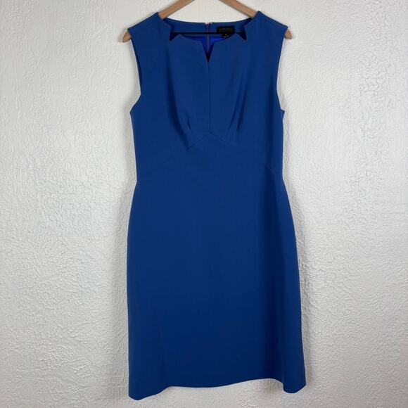Carlisle Collection Stratosphere Sheath Dress Classic Career Polished Size 8 - Picture 3 of 8